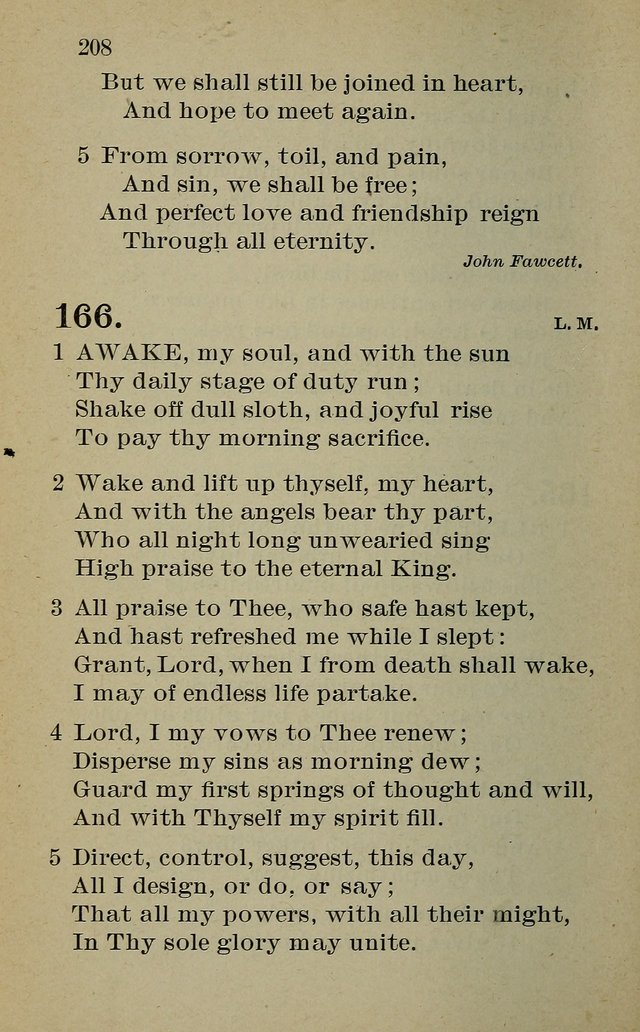 Hymnal: for churches and Sunday-schools of the Augustana Synod page 208