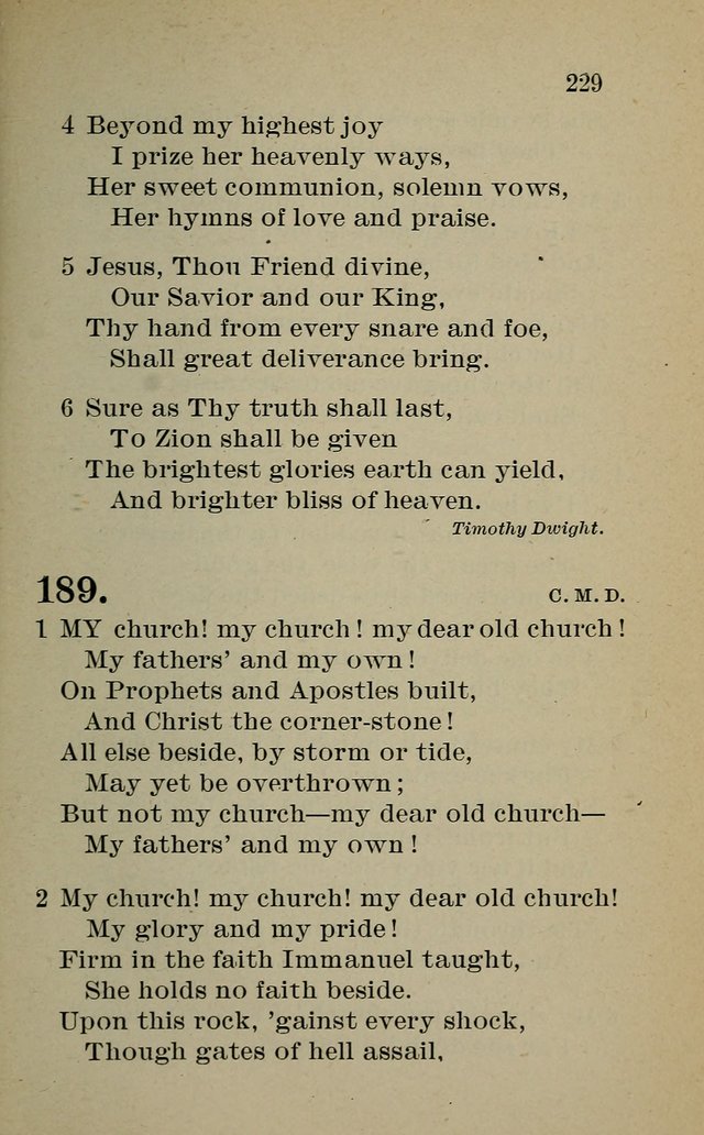 Hymnal: for churches and Sunday-schools of the Augustana Synod page 229