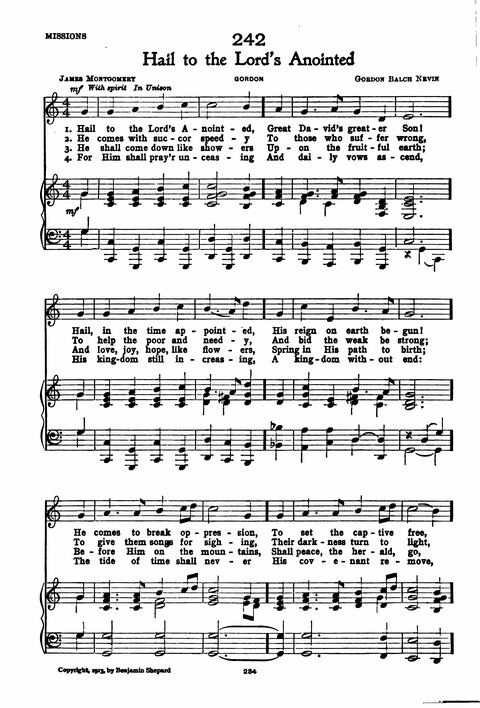 Hymns of the Centuries: Sunday School Edition page 244