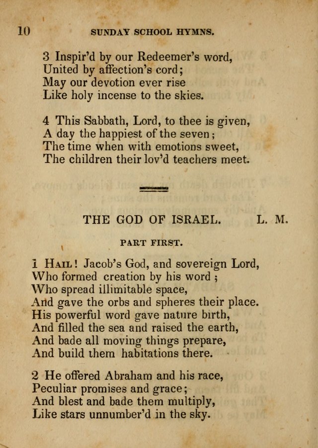 Hymns Composed for the Use of Sunday Schools, and Youthful Christians page 10