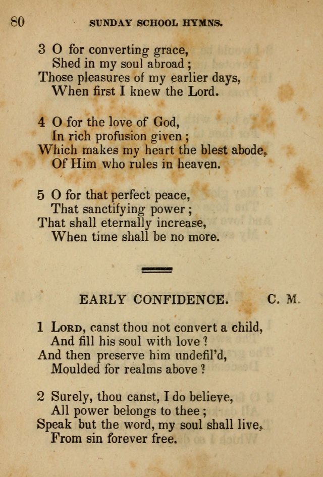 Hymns Composed for the Use of Sunday Schools, and Youthful Christians page 80
