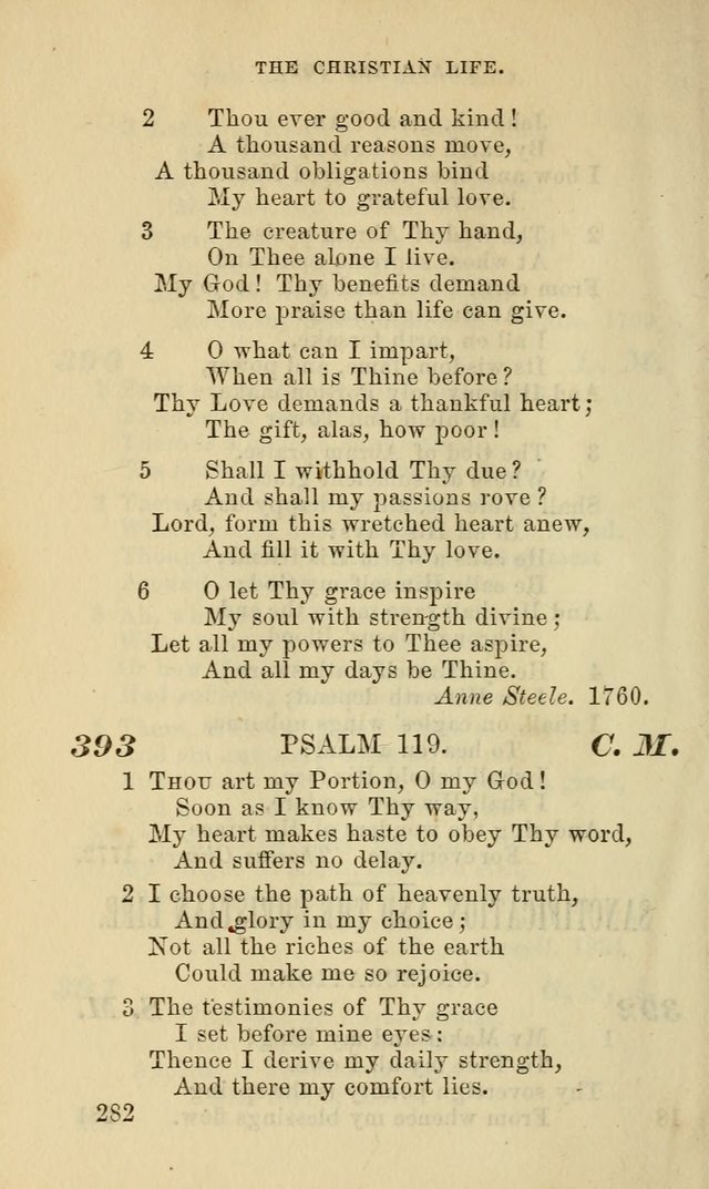 Hymns for the use of the Evangelical Lutheran Church, by the Authority of the Ministerium of Pennsylvania page 282