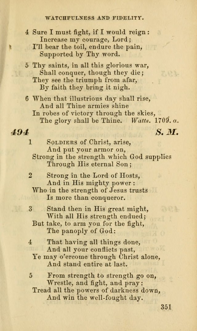 Hymns for the use of the Evangelical Lutheran Church, by the Authority of the Ministerium of Pennsylvania page 351