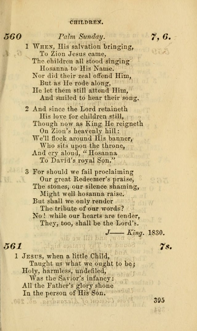 Hymns for the use of the Evangelical Lutheran Church, by the Authority of the Ministerium of Pennsylvania page 395