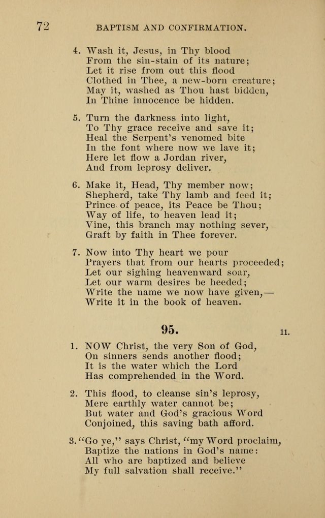Hymnal for Evangelical Lutheran Missions page 72