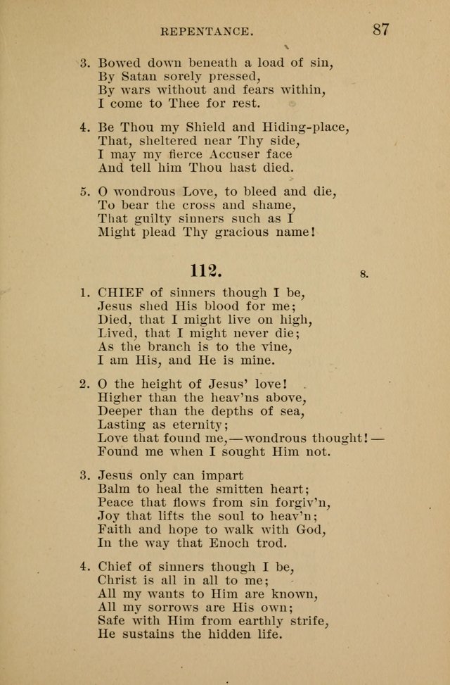 Hymnal for Evangelical Lutheran Missions page 87