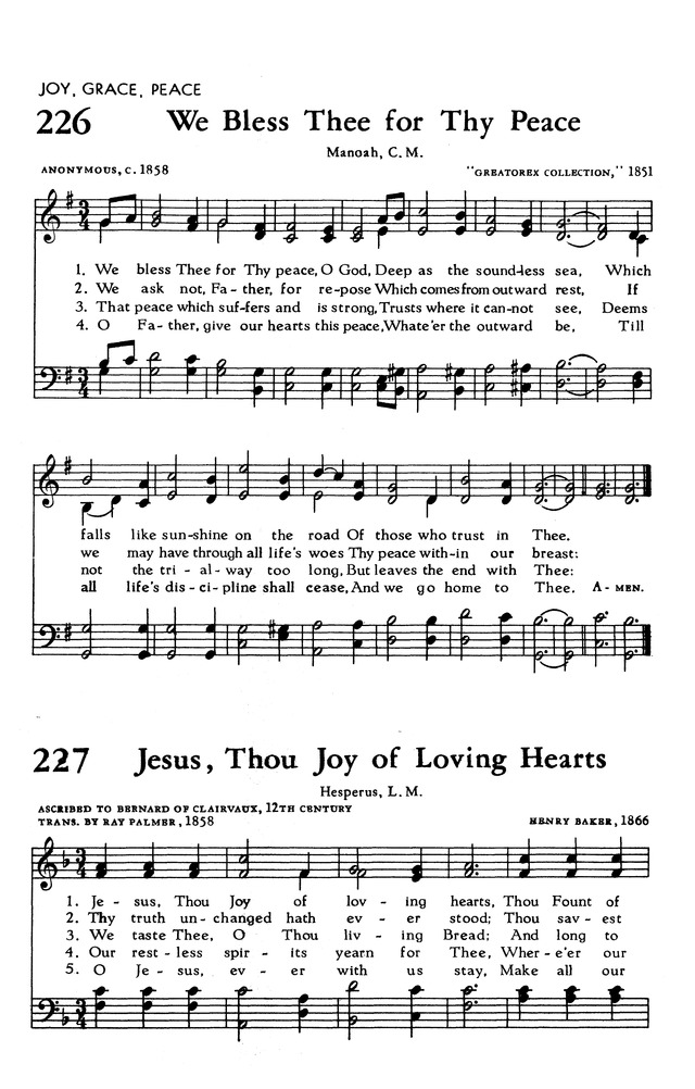 The Hymnal of The Evangelical United Brethren Church page 220