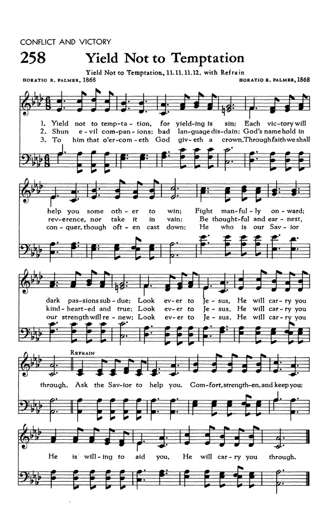The Hymnal of The Evangelical United Brethren Church page 246