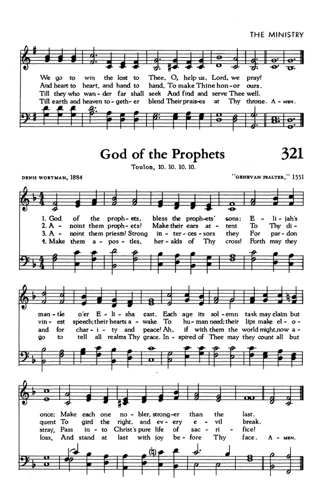 The Hymnal of The Evangelical United Brethren Church page 301