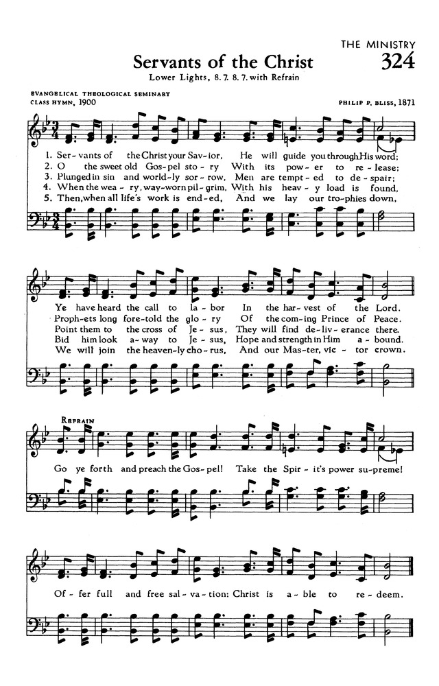 The Hymnal of The Evangelical United Brethren Church page 303