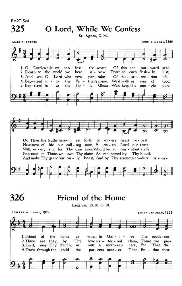 The Hymnal of The Evangelical United Brethren Church page 304