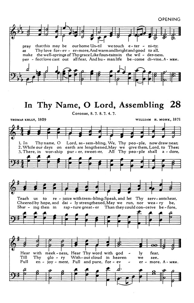 The Hymnal of The Evangelical United Brethren Church page 45