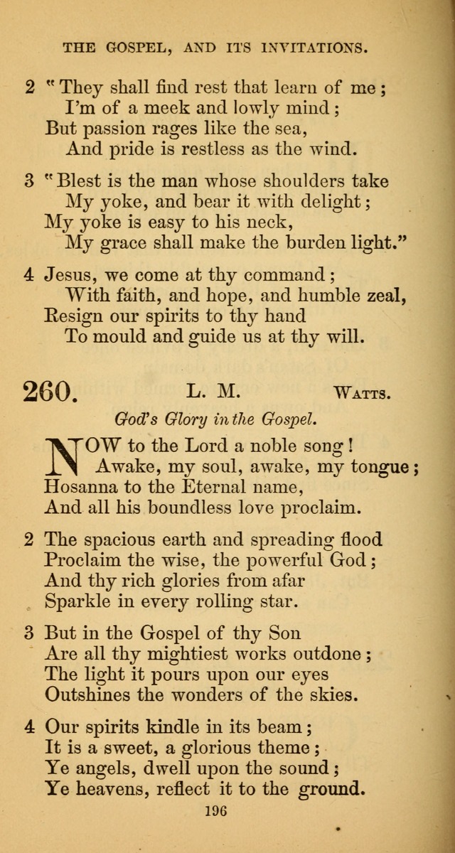 Hymns for Christian Devotion: especially adapted to the Universalist denomination. (New ed.) page 196