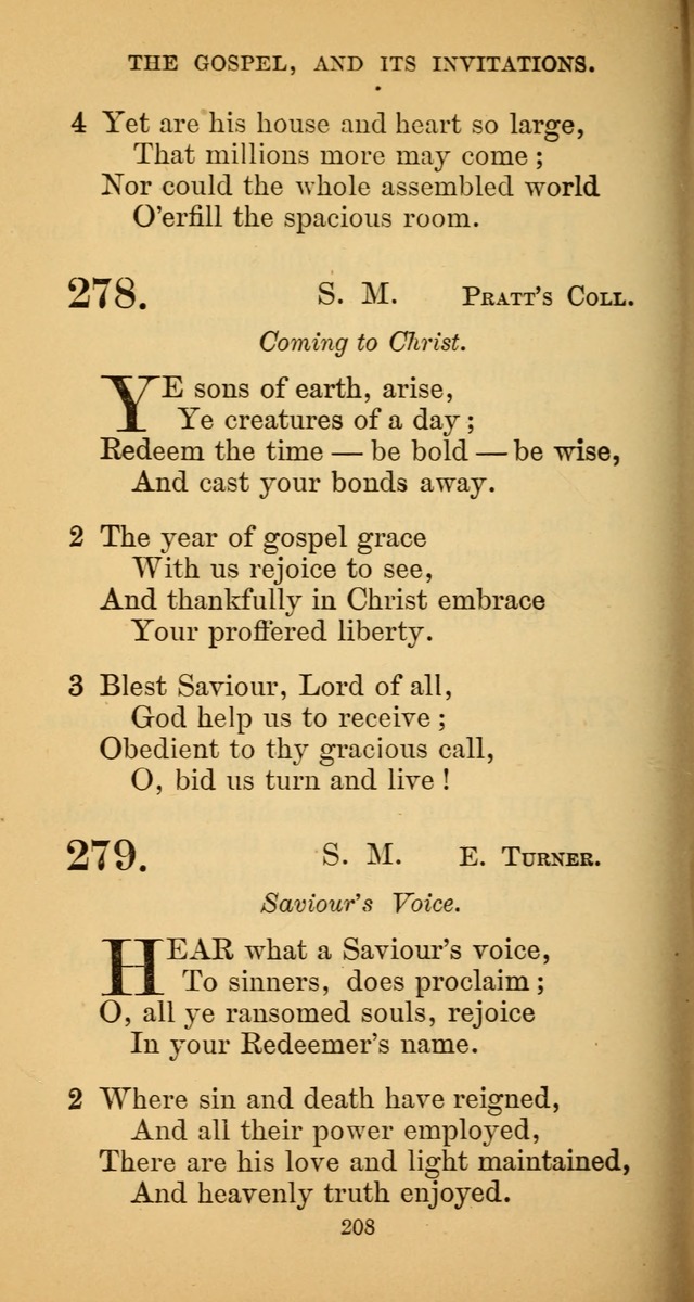 Hymns for Christian Devotion: especially adapted to the Universalist denomination. (New ed.) page 208
