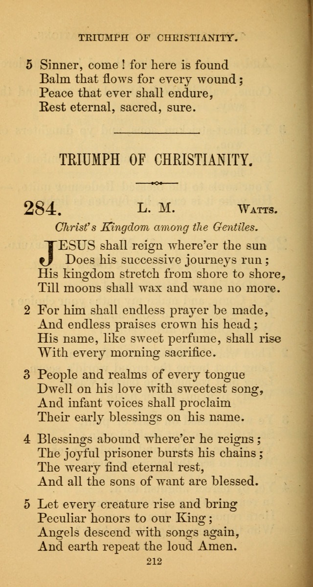 Hymns for Christian Devotion: especially adapted to the Universalist denomination. (New ed.) page 212