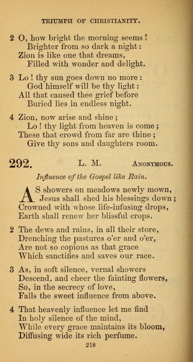 Hymns for Christian Devotion: especially adapted to the Universalist denomination. (New ed.) page 218