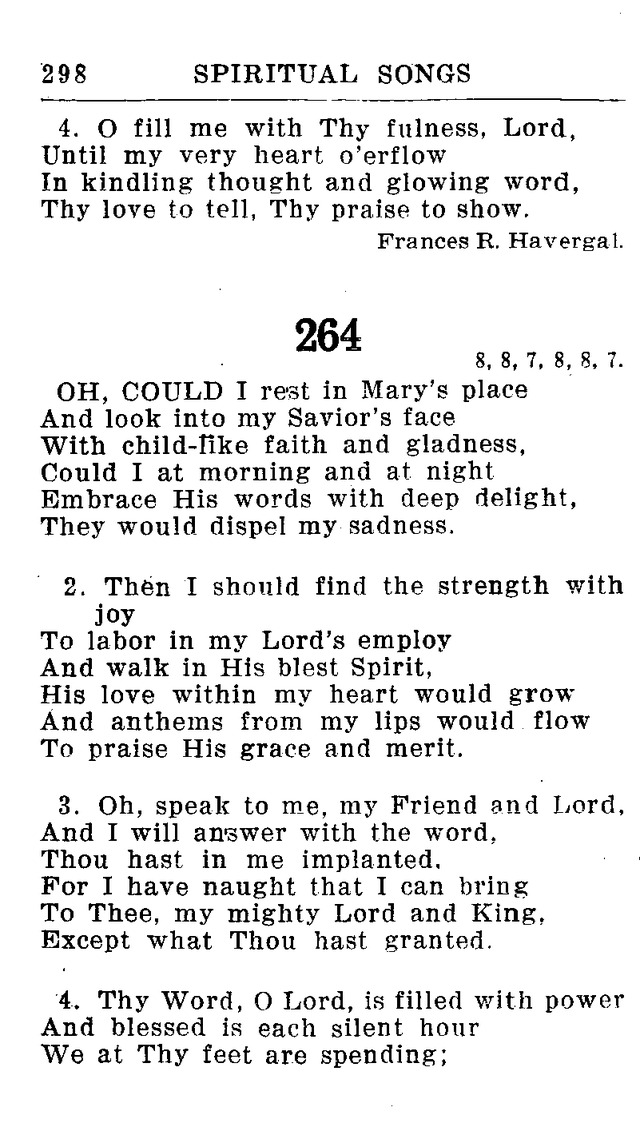 Hymnal for Church and Home (2nd ed.) page 298