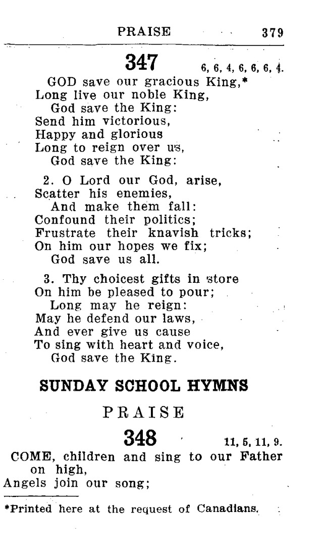 Hymnal for Church and Home (2nd ed.) page 379