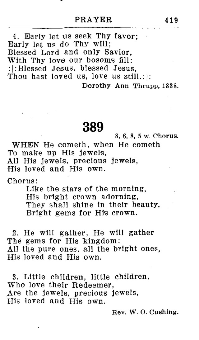 Hymnal for Church and Home (2nd ed.) page 419