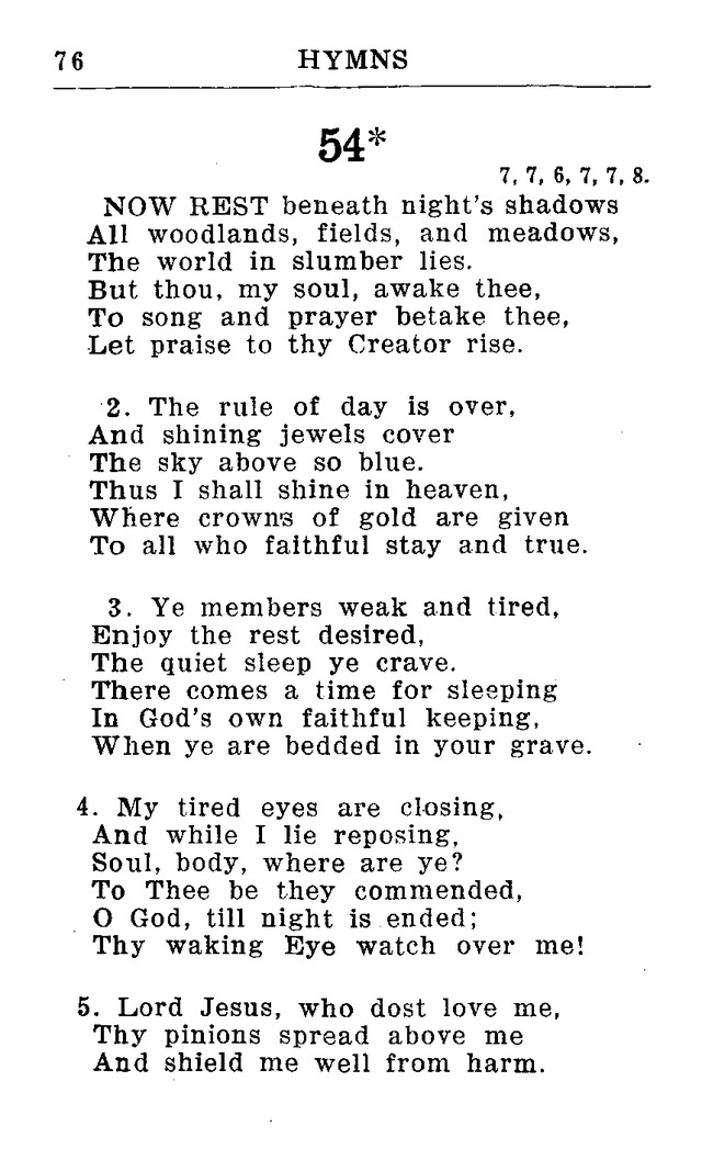 Hymnal for Church and Home (2nd ed.) page 76