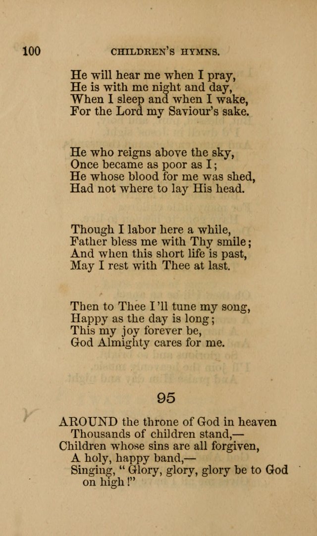 Hymns for First-Day Schools page 100