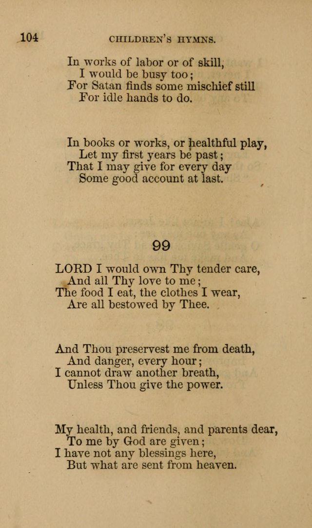 Hymns for First-Day Schools page 104