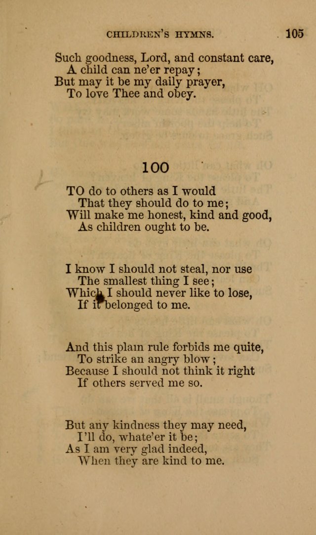Hymns for First-Day Schools page 105