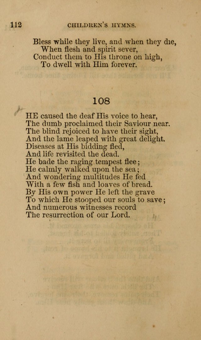 Hymns for First-Day Schools page 112