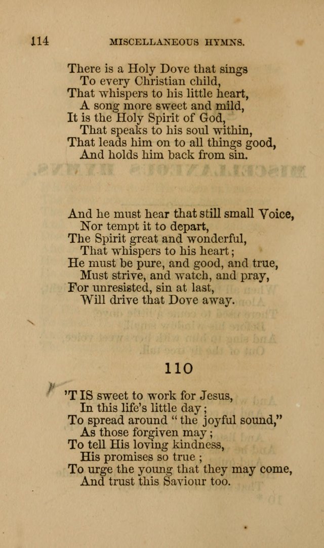 Hymns for First-Day Schools page 114