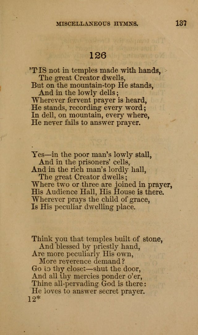 Hymns for First-Day Schools page 137