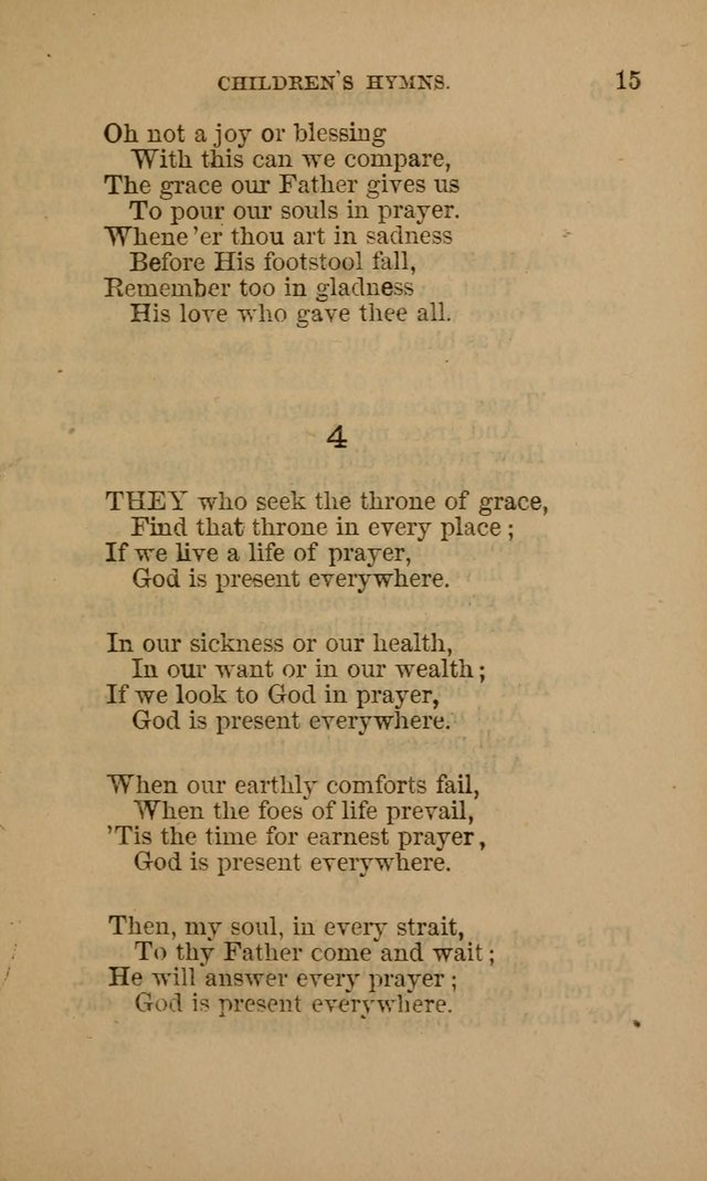 Hymns for First-Day Schools page 15