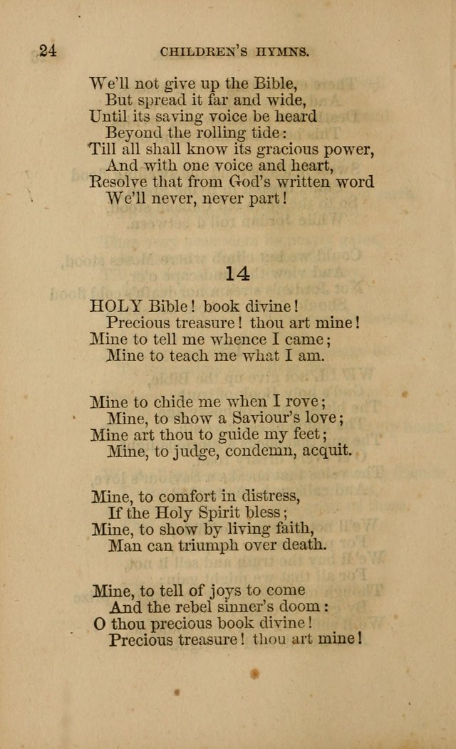 Hymns for First-Day Schools page 24