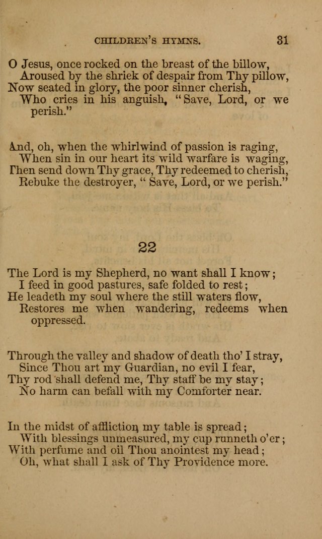 Hymns for First-Day Schools page 31