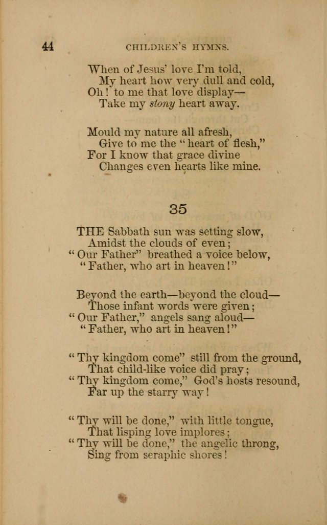 Hymns for First-Day Schools page 44