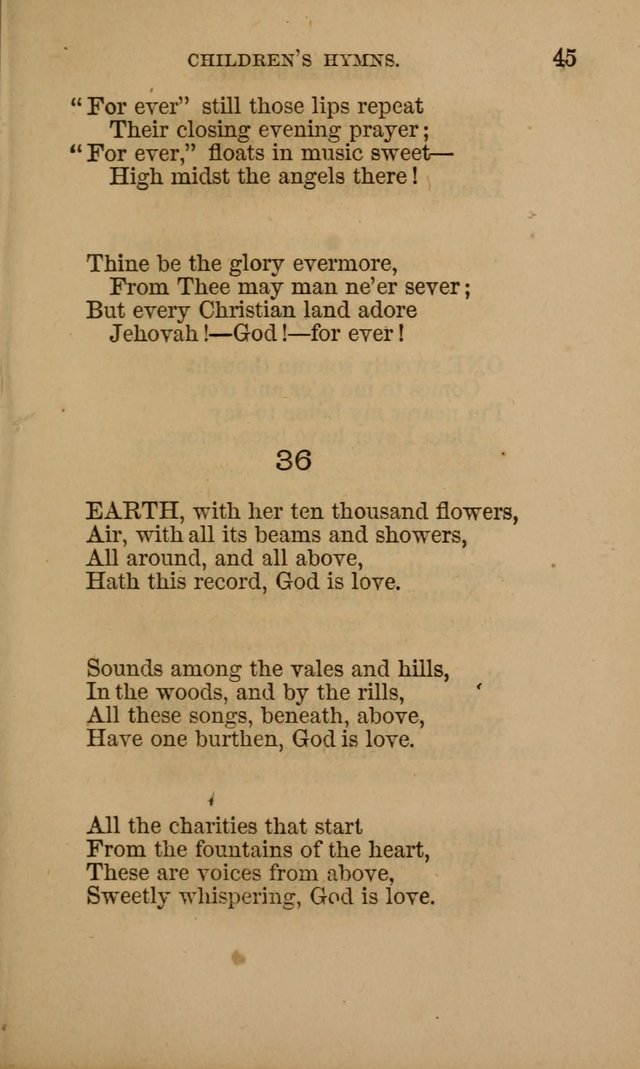 Hymns for First-Day Schools page 45