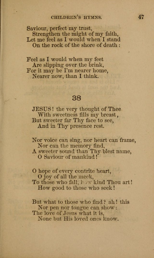 Hymns for First-Day Schools page 47