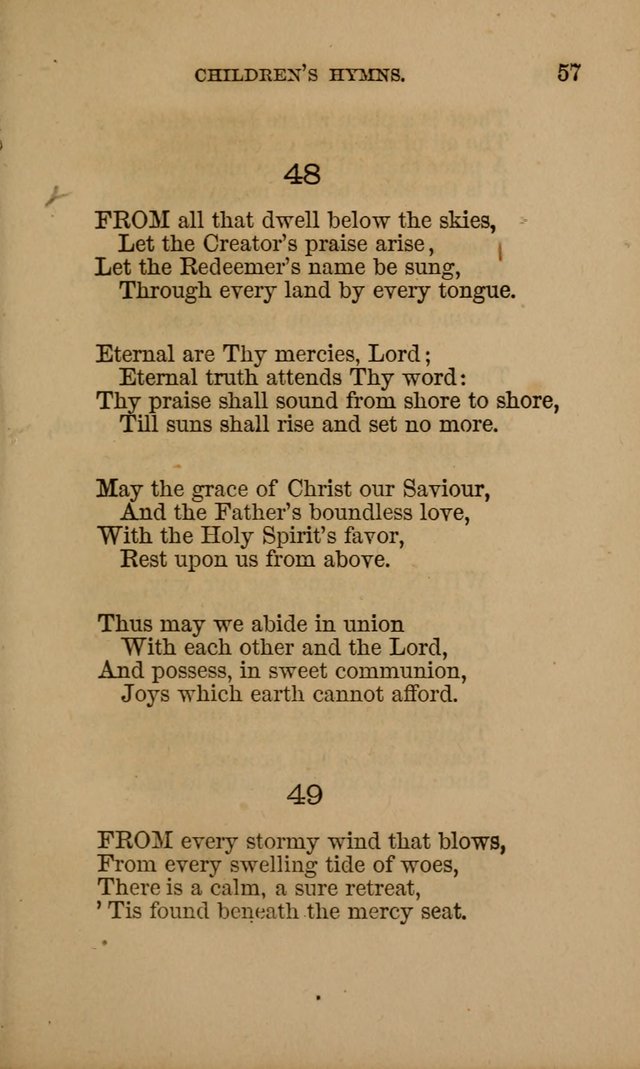 Hymns for First-Day Schools page 57