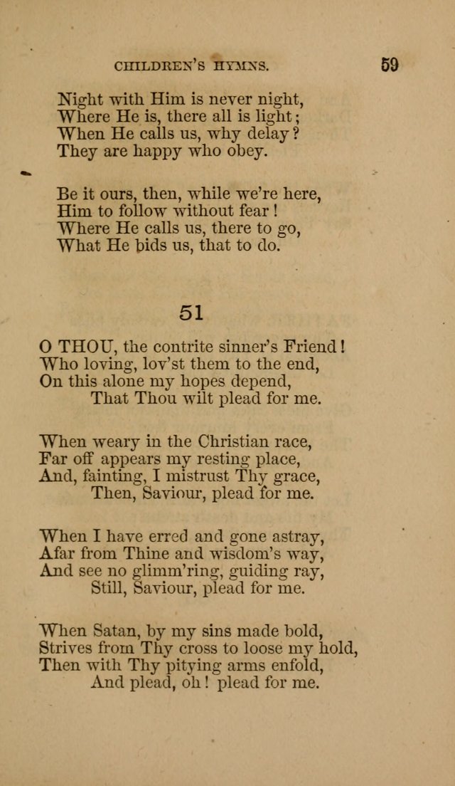 Hymns for First-Day Schools page 59