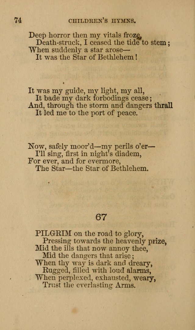 Hymns for First-Day Schools page 74