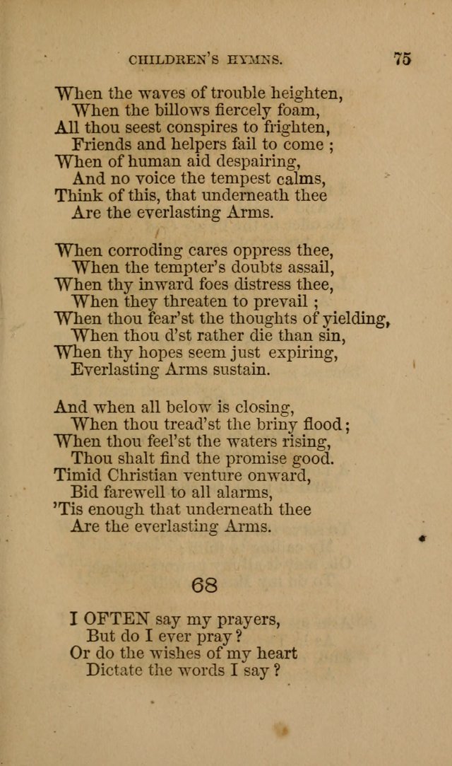Hymns for First-Day Schools page 75
