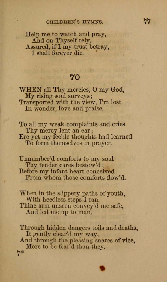 Hymns for First-Day Schools page 77