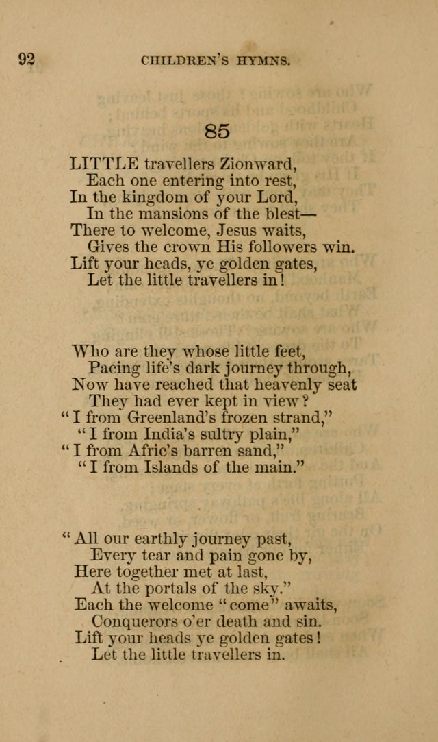 Hymns for First-Day Schools page 92
