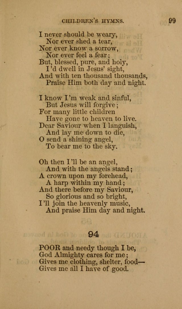 Hymns for First-Day Schools page 99