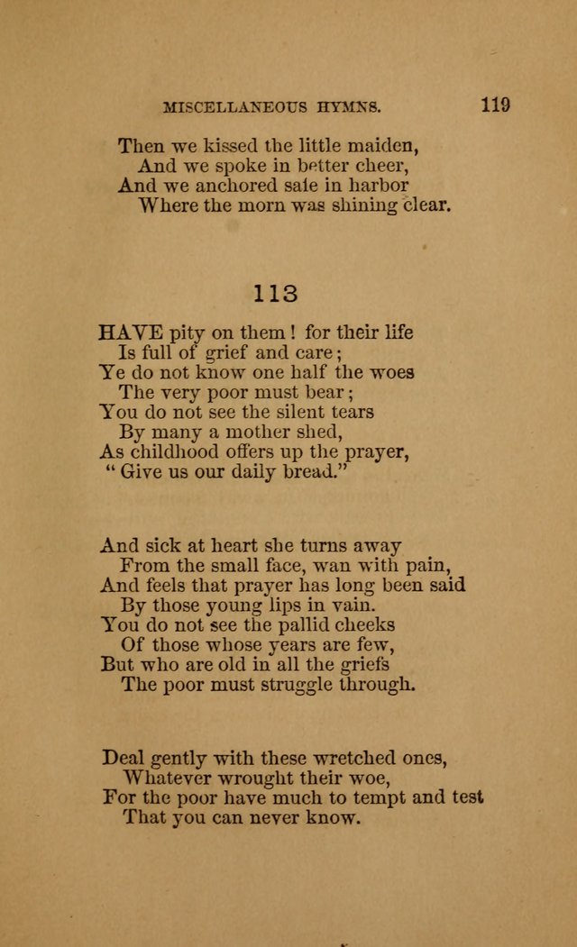 Hymns for First-Day Schools (Rev. and Enl.) page 119
