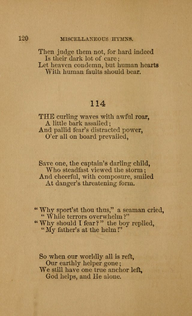 Hymns for First-Day Schools (Rev. and Enl.) page 120