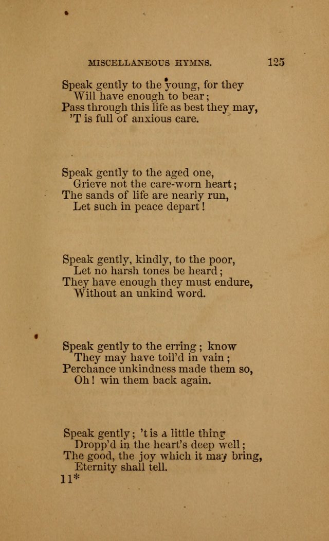 Hymns for First-Day Schools (Rev. and Enl.) page 125