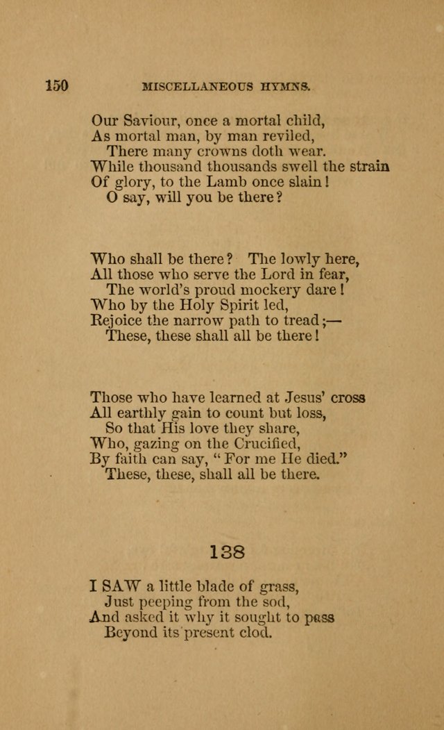 Hymns for First-Day Schools (Rev. and Enl.) page 152