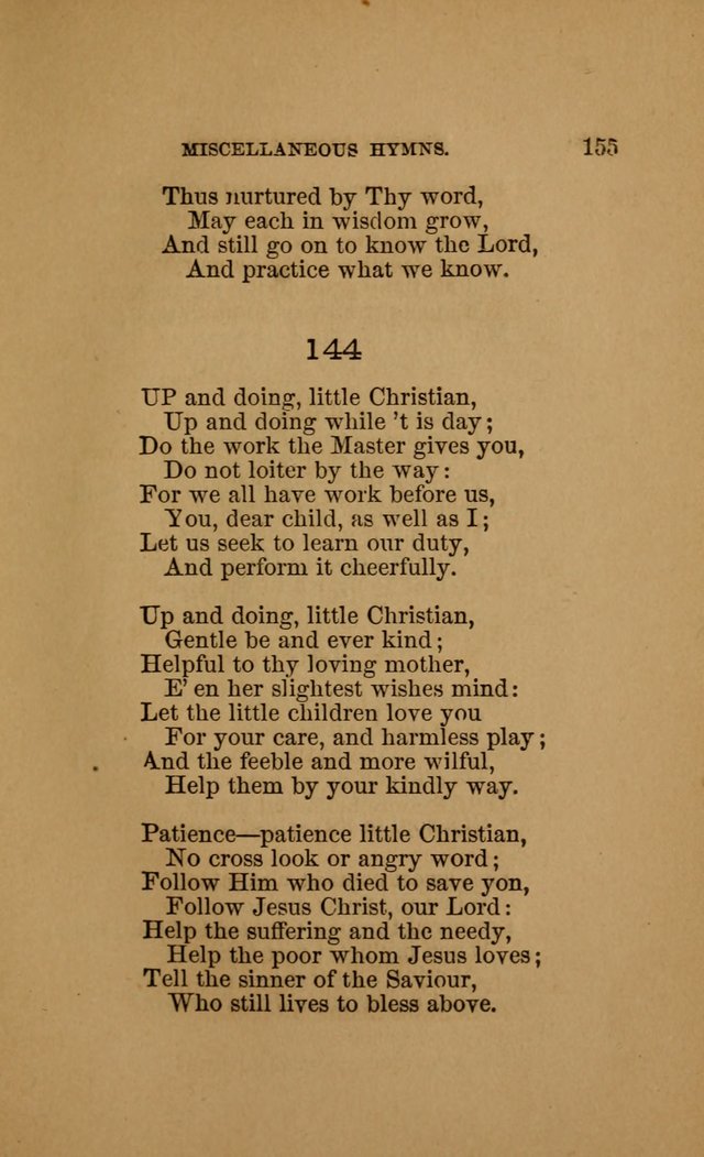 Hymns for First-Day Schools (Rev. and Enl.) page 157