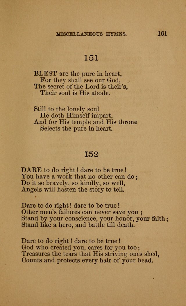 Hymns for First-Day Schools (Rev. and Enl.) page 163