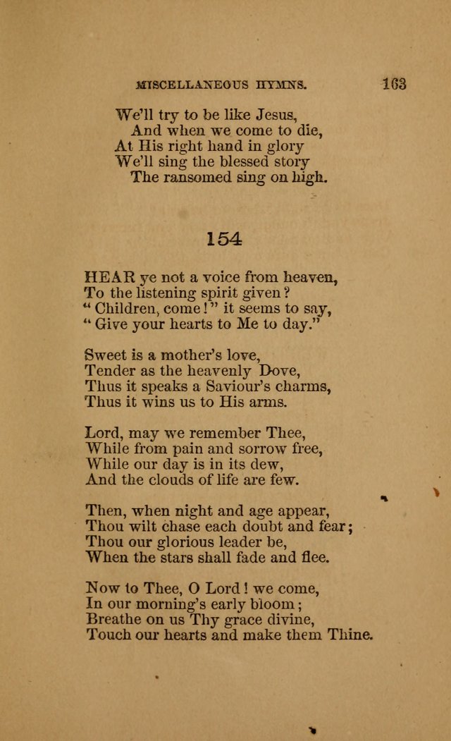 Hymns for First-Day Schools (Rev. and Enl.) page 165